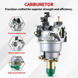Carburetor for Harbor Freight Predator Champion 420CC 13HP 14HP 15HP 16HP Generator 69671 68530 68525 69672 69674 68529 68526 GX340 GX390 7000 8750 Watt Carb