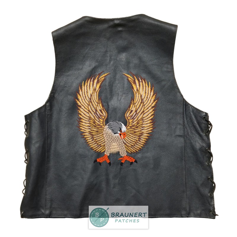 Large Eagle Back Patch Brown - 25 x 28 cm