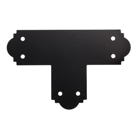 Simpson Strong-Tie Outdoor Accents Mission Collection ZMAX, Black Powder-Coated T Strap for 6x6
