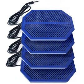 Cell Spa 4 Pack CS-1000 Twice Powerful 9" x 5.5" Ion Detox Foot Bath Arrays Flat Coil Stainless Steel Aqua Ionic Cleanse Array Compatible with Most 1/4" Plug Type Detox Machines (NO Salt Package)