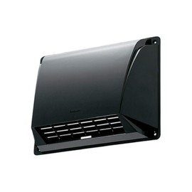 NASTA Outdoor Ventilation Hood KS-77P-BK Outdoor Vent Black Body: Depth 3.3 inches (8.5 cm), Main Unit: Height 7.9 inches (20 cm), Main Unit: Width 9.8 inches (25 cm)