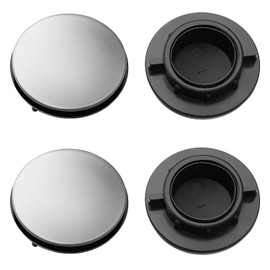 Gadpiparty 2 Piezas Cubierta del Agujero del Fregadero Tapa Ciega del Fregadero Tapa del Grifo De La Bañera Cubierta del Orificio del Grifo Clips De Fregadero Tuerca Lavabo para Platos