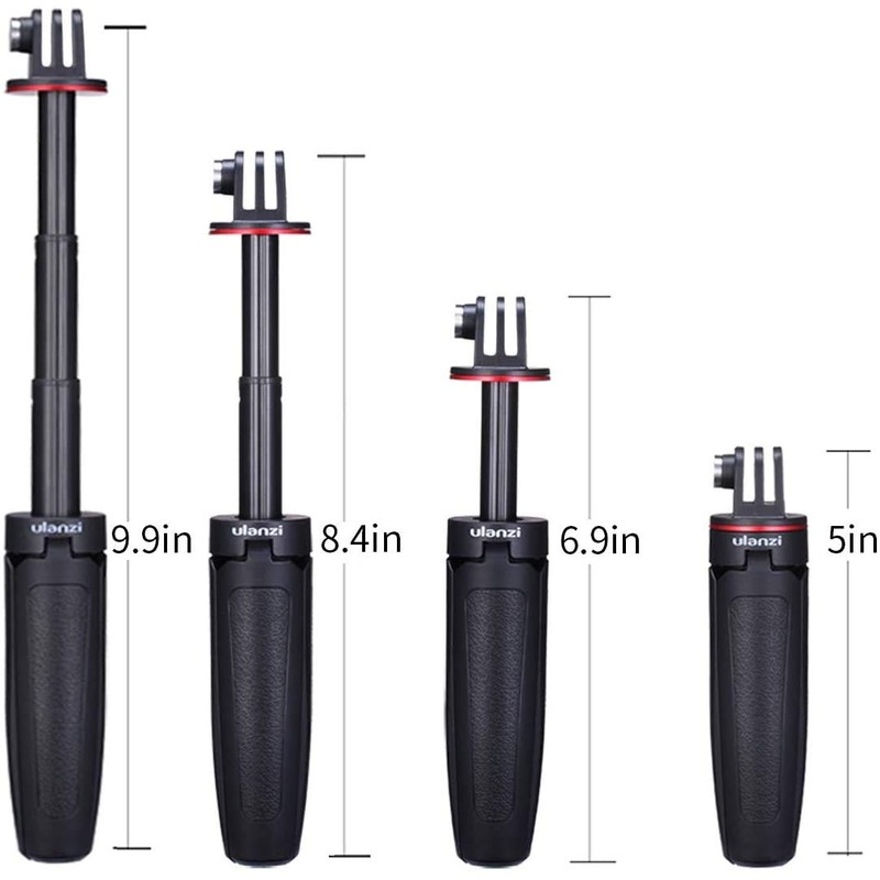 Ulanzi MT-09 Extension Pole Tripod, Mini Selfie Stick Tripod Stand