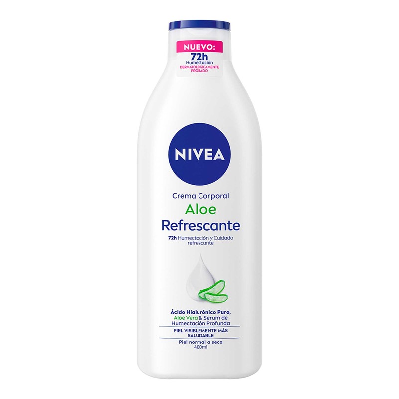 NIVEA Crema Corporal Humectante Aloe Vera Refrescante (400 ml) -