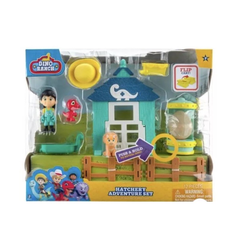 Dino Ranch Medium Environmental Hatchery Adventure Figure and Accessories Set
