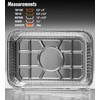 NUPICK 55 Pack 6415 Drip Pans Compatible for Weber Spirit