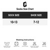 GKX Men's No Show Merino Wool Running Athletic Casual Socks