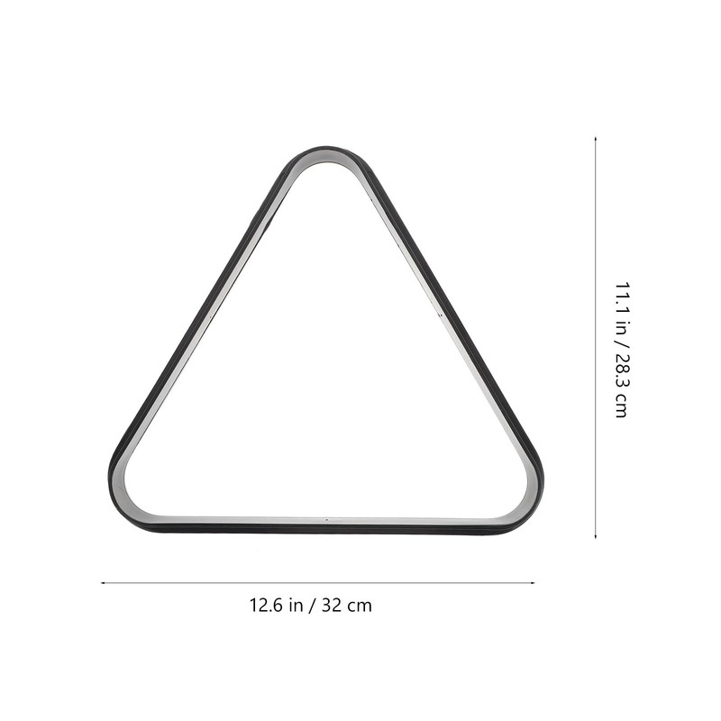 Balacoo 2 Pcs Billiard Triangle Racks, Plastic 8-Ball 9-Ball Diamond