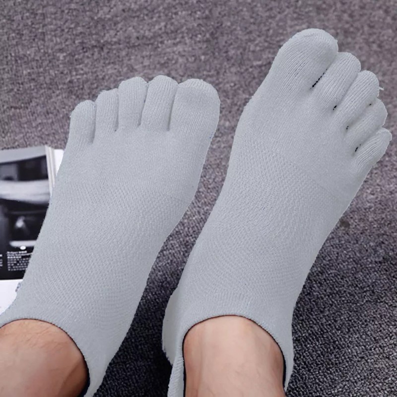 TechMel Calcetin Con Dedos Tines Socks Fingers 100% Algodon Unisex