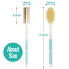 Backski Backski Back Scrubber Anti Slip for Shower,Back Brush Long