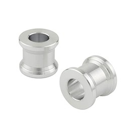 POSH FAITH 141508 Aluminum Color Spool Type M8 Inner Diameter T = 0.6 inch (15 mm) Thickness (Pack of 2)