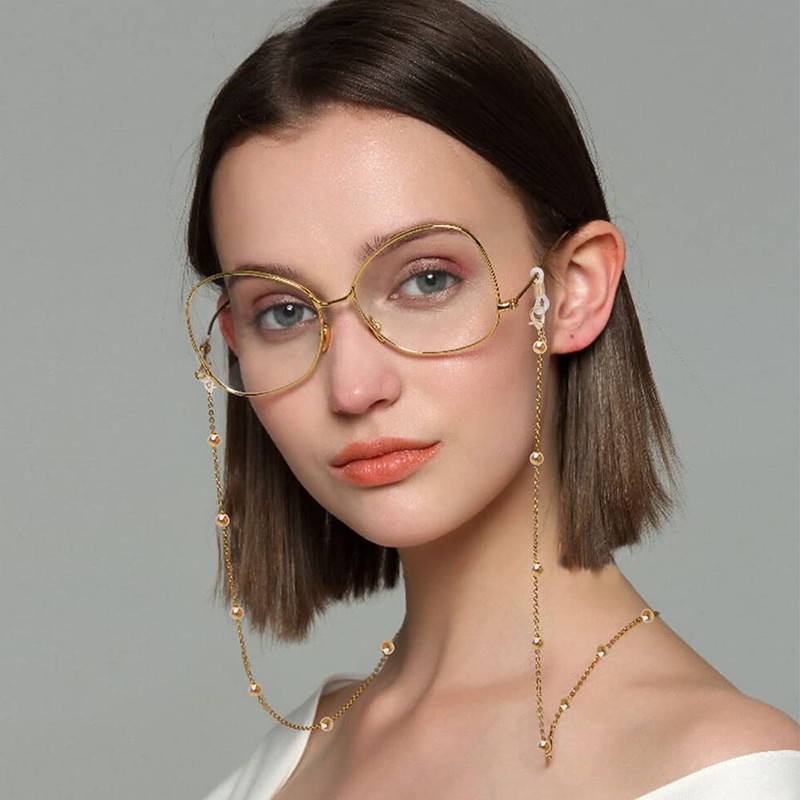 ONESING 4 Pcs Eyeglass Chains for Women Eyeglasses String Holder