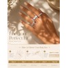 Cassieca Juego Anillos Ansiedad Mujer Acero Inoxidable