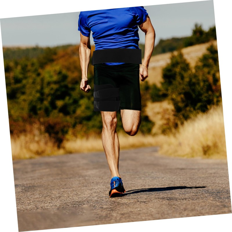 COLLBATH Groin Strain High Elastic Hamstring Support Wrap Thigh Compression