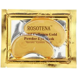 Limón Parches para Ojos-Máscaras de colágeno de 24 K en polvo de oro, antienvejecimiento, elimina bolsas, antiarrugas, hidratante, blanqueante, elimina manchas y puntos negros (30 paquetes)