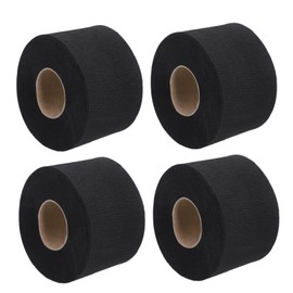 WOONEKY 4 Rolls Disposable Neck Strips for Barbers Stretchy Hairdressing Neck Paper Flexible Water Resistant for Haircutting