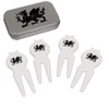 Azeeda 'Welsh Dragon' Golf Divot Tool/Repair Fork Gift Set (GO00066064)
