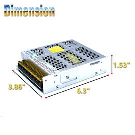 Arcity 5V 12V 24V Output Switching Power Supply Unit Adjustable for Video Multi Games Machine Console Cocktail CCTV Computer DIY New