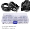Punk Rivets Bucket Shape Spikes Zinc Alloy Craft Making Accessories