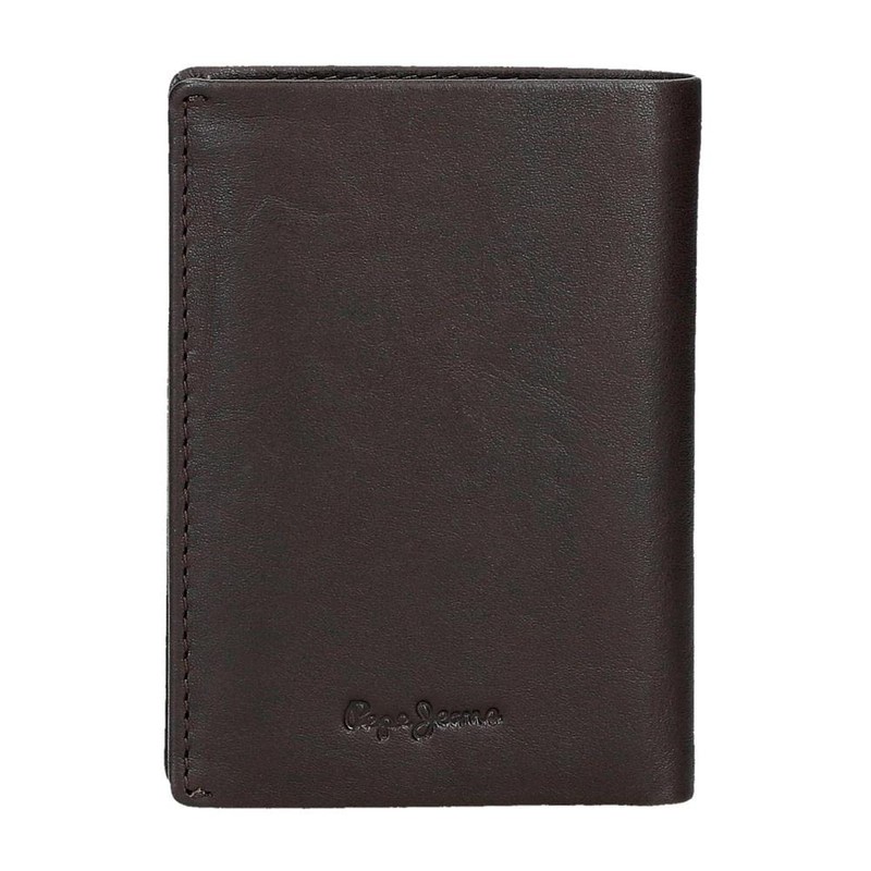 Pepe Jeans Chief Men's Travel Accessory, black, upright portfolio