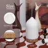 YOUNENGJING Ceramic Ultrasonic Oil Diffuser Wood Grain Black 100ML USB