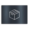 Metzler RAL 7016 Stainless Steel Sign with Parcel Symbol for