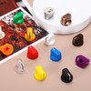 sourcing map 10pcs Silver Guitar Effect Pedal Knob, 9/16" Plastic