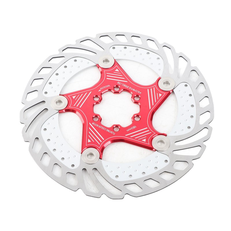 Stainless Steel Bike Cycling Disc Brake Cooling Floating Rotor (180mm)