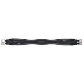 Shires Anti-chafe Elastic Contour Girth - Black: 54