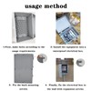 ADYAWEN Junction Box, Waterproof Plastic Enclosure for Electrical Project, Hinged
