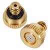 KUWAN Brass Misting Nozzles - 40pcs Low Pressure Atomizing Sprayers