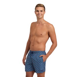 ARENA Men's Beach Boxer Allover Swim Trunks