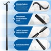 Kekoy 90cm Schuhlöffel Extra Lang, 3-in-1 Schuhanzieher Lang, Anziehhilfe &