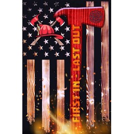 Jigsaw Puzzle 1000 Piece Wooden Puzzle First in Last Out Firefighter Fire Department Picture Family Decorations, Wall Art Pictures for Living Room Props Educational Toys & Games