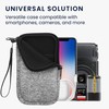 kwmobile Neoprene Phone Pouch Size L - 6.5" - Universal