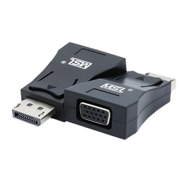 Safe Japanese Company DP (Male) to VGA (Female) Converter Adapter, uc09 Converter, 1080p, Full HD, Multi-Display Support, Displayport, Displayport, PC, Laptop, Display, Monitor, Projector, TV, UC09 (1