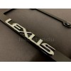 License Plate Frame Shop 1xLexusSTYLE 3D Emblem BLACK Stainless License