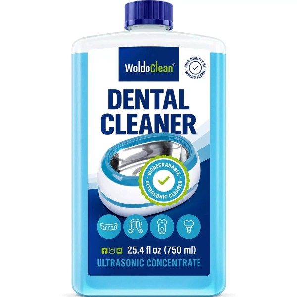 Branded Ultrasonic Cleaner Solution for Dentures & Retainers - 2536