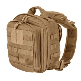 5.11 Tactical Sling Bag Pack MOAB 6, Shoulder Crossbody Military Bag, 11L, Kangaroo, Style 56963ABR