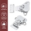 sourcing map Butterfly Twist Latch, 2.17 Inch Alloy Spring Loaded