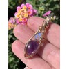 Amethyst Moonstone Pendant (gold-filled)
