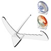 Boloyo "X Shape Acrylic Bowl Display Stand, 6.5 Inch 1PC