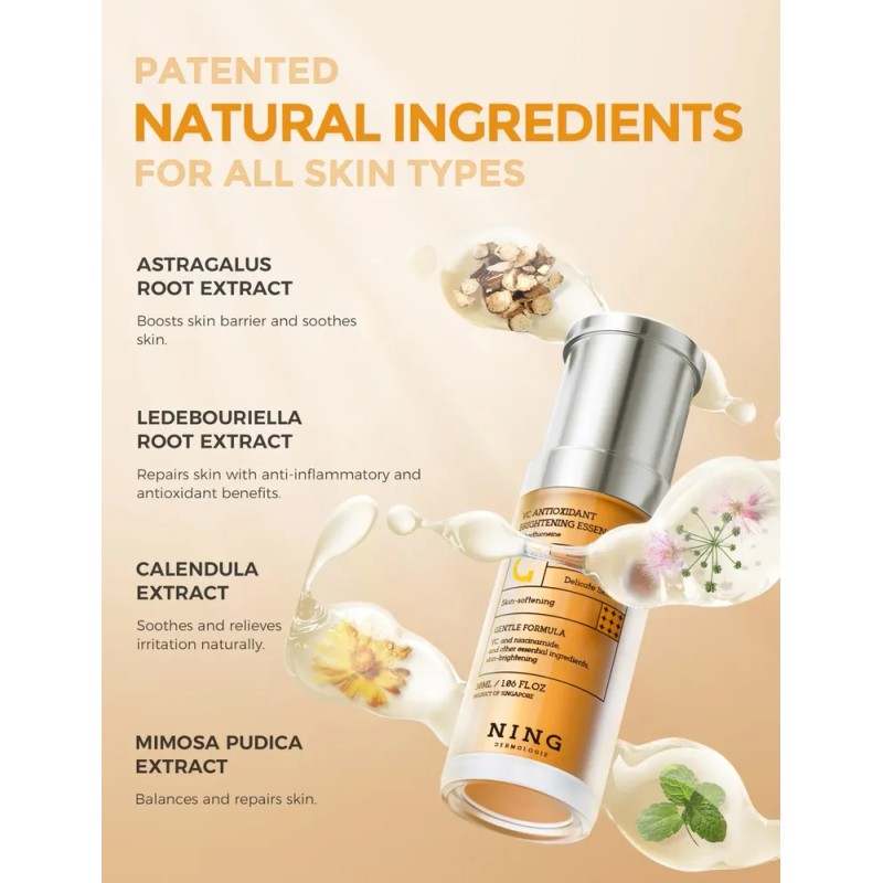 Ning Dermologie Vitamin C Serum With Niacinamide & Ethyl