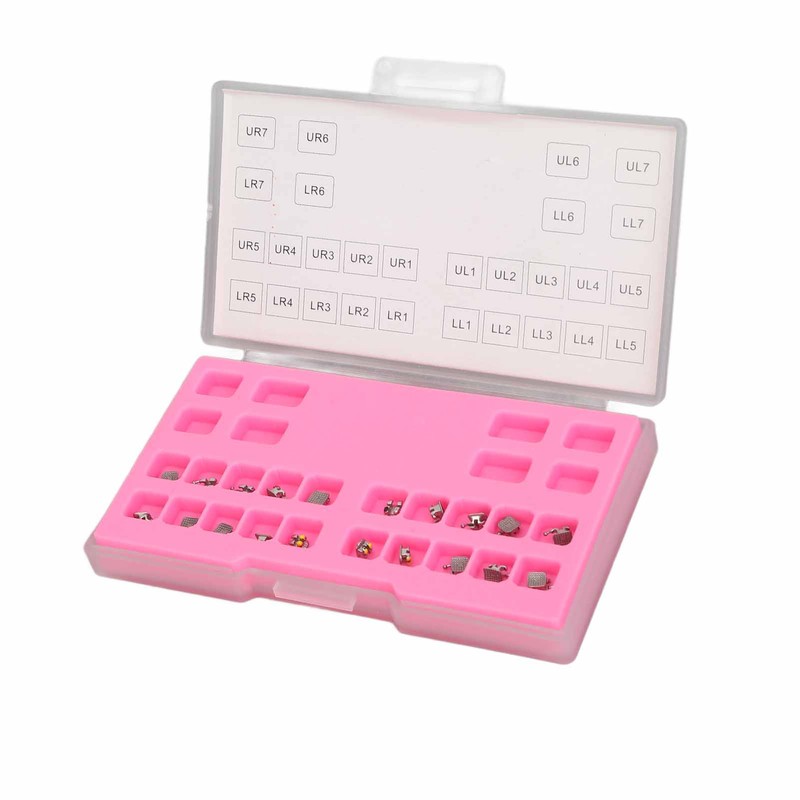 20PCS Teeth Brackets 0.022in 345 Hooks Highly Polished Professional Tooth