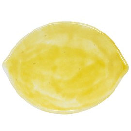光陽 Pottery 小皿 Yellow 10 X 13.5 cm Lemon 小皿 Lemon 小皿 21342