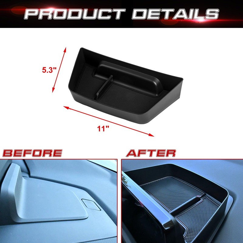 x xotic tech Interior Center Console Dashboard Hidden Storage Orgainzer