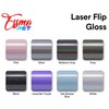 12"x60" (1FTx5FT) PET Laser Flip Gloss Black Chameleon Metallic Color