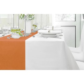 MODERNO Non-Woven Terracotta Table Runner, Terracotta, Modern Table Runner, Outdoor Table Decoration, Party Decoration for Birthday, Wedding, Festive Decoration, 30 cm x 25 m