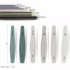 TIKA 6 Pcs Double-Sided Nail Files Set - 100/180 Grit