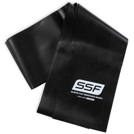 Serious Steel Fitness Bandas de resistencia planas para entrenamiento y ejercicio de fuerza superior e inferior del cuerpo. (Bandas de ejercicio de terapia física planas sin látex, 4 x 5 pies) -